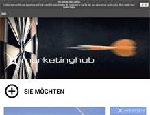 Tablet Screenshot of marketinghub.ch