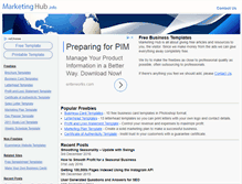 Tablet Screenshot of marketinghub.info